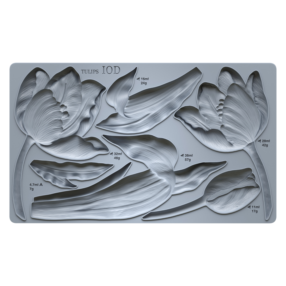Tulips 6x10 IOD Mould