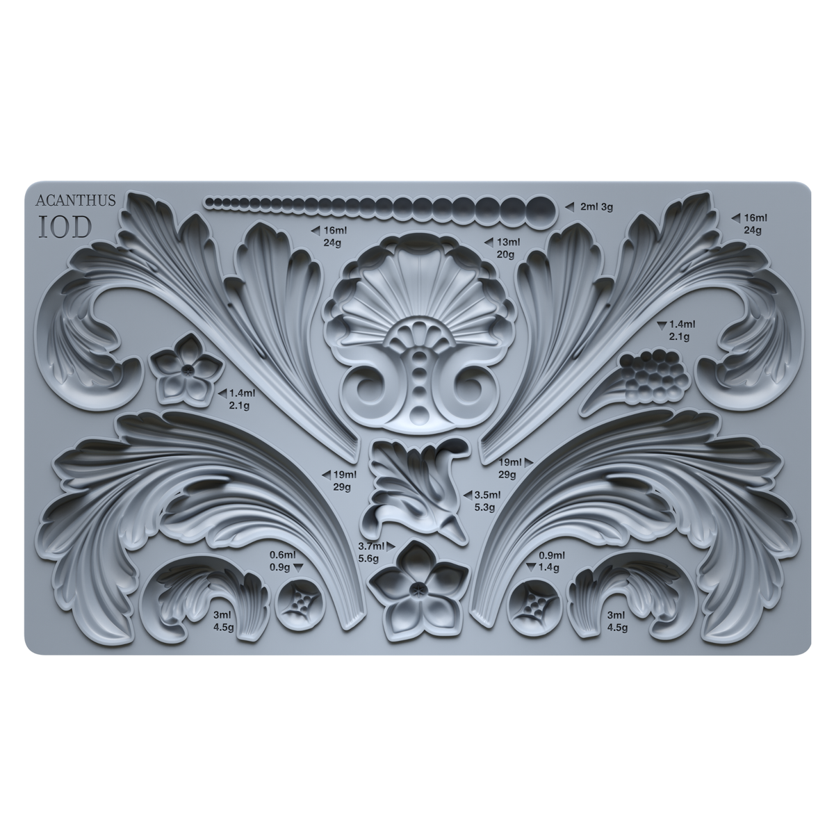 Acanthus 6X10 IOD Mould