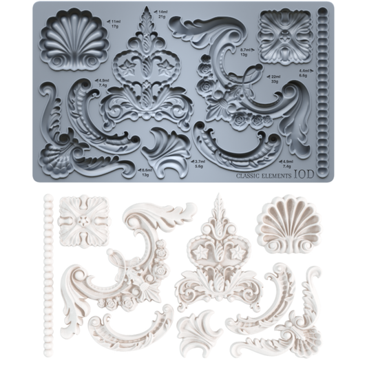 Classic Elements 6x10 IOD Mould