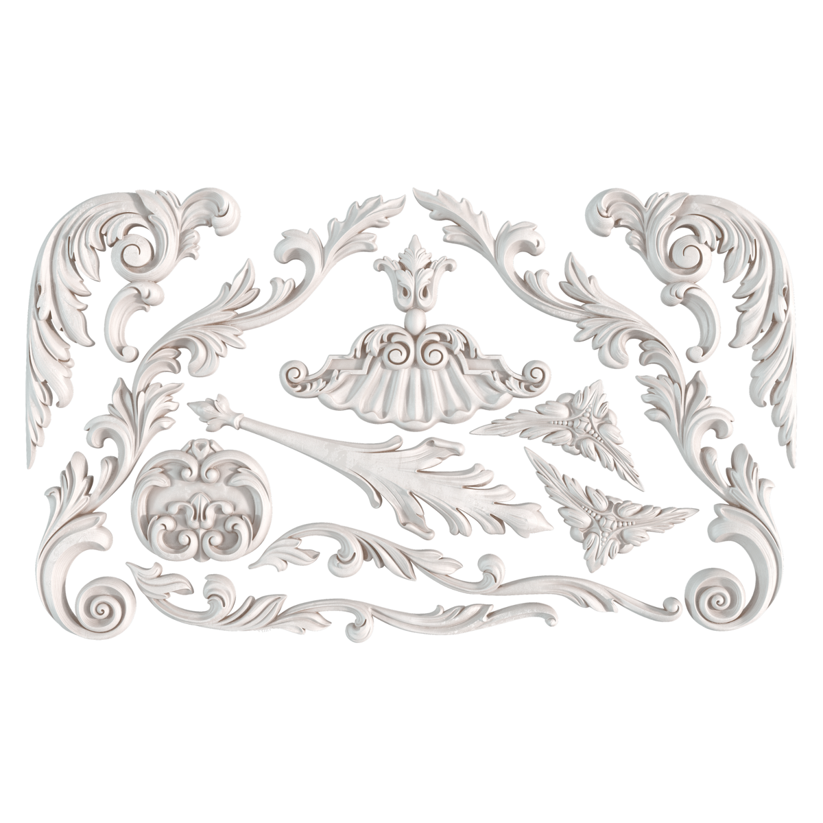Dainty Flourishes 6X10 IOD Mould