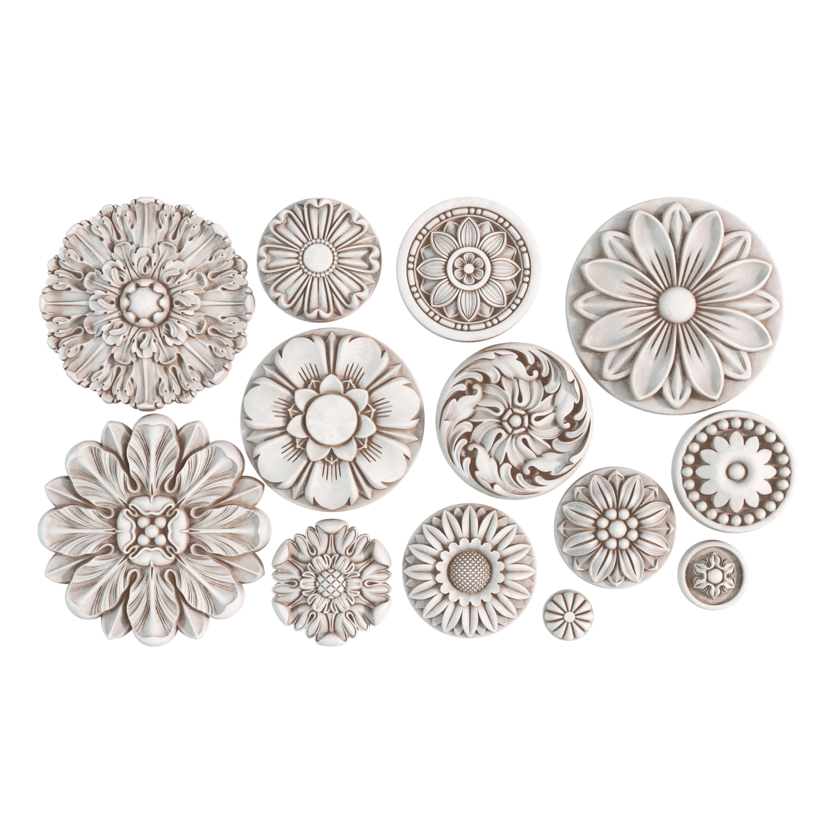 Rosettes 6X10 IOD Mould