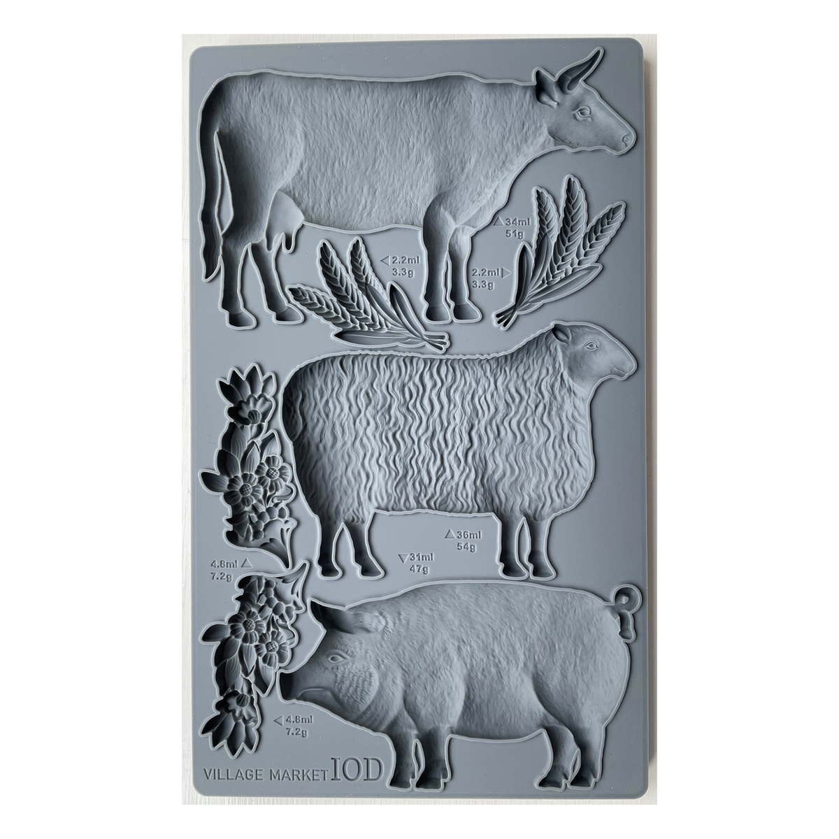 Village Market 6X10 IOD Mould