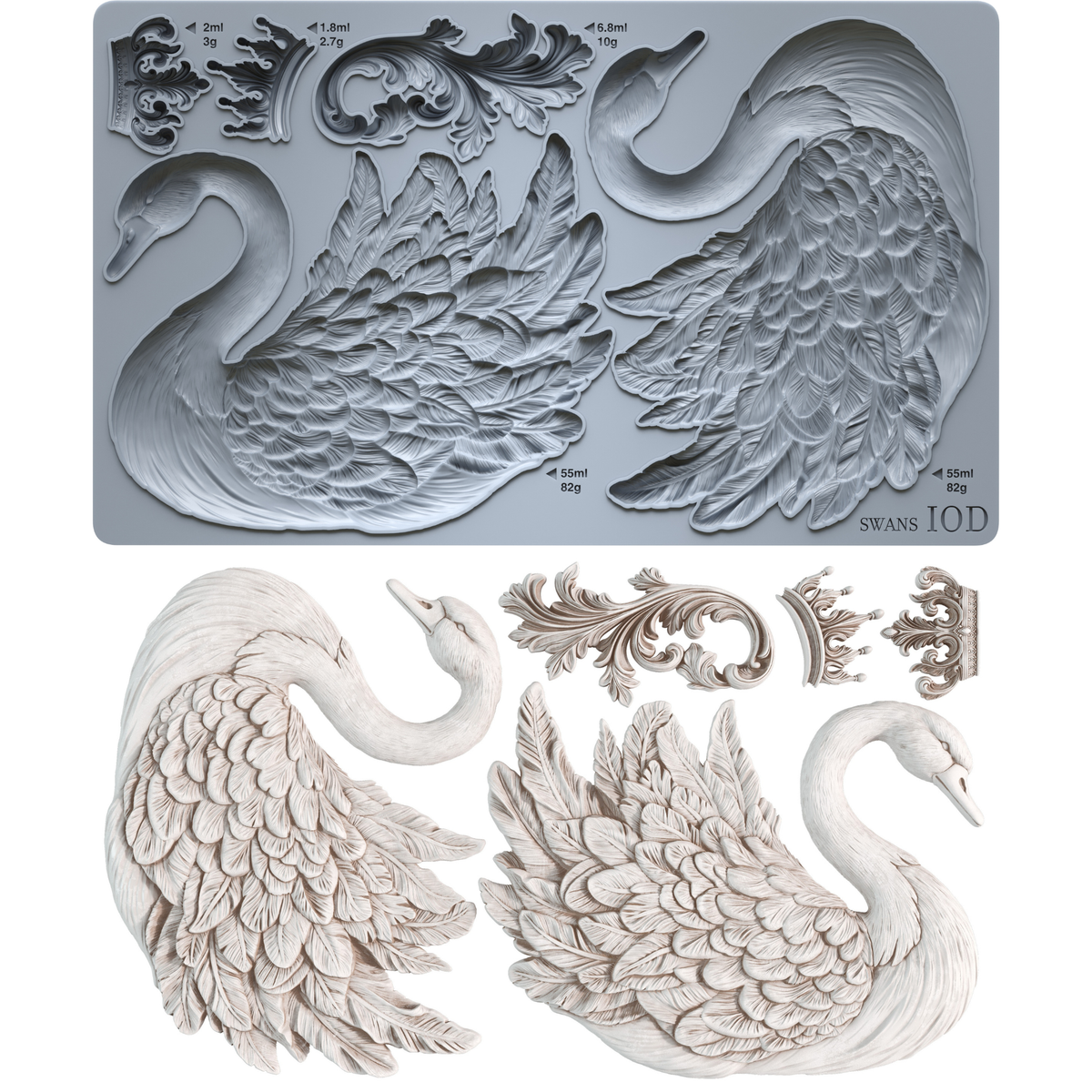 Swans 6x10 IOD Mould™