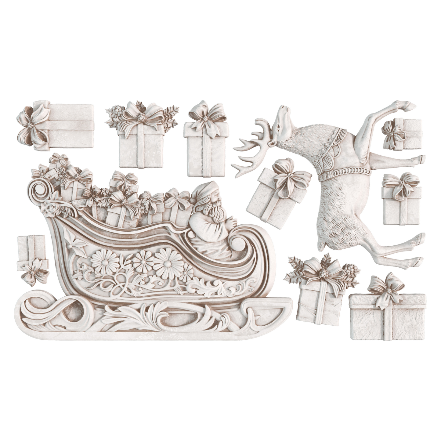 Santa's Sleigh 6x10 IOD Mould™