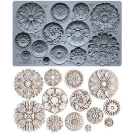 Rosettes 6X10 IOD Mould