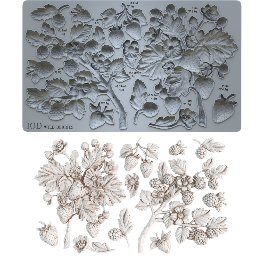 Wild Berries 6x10 IOD Mould™