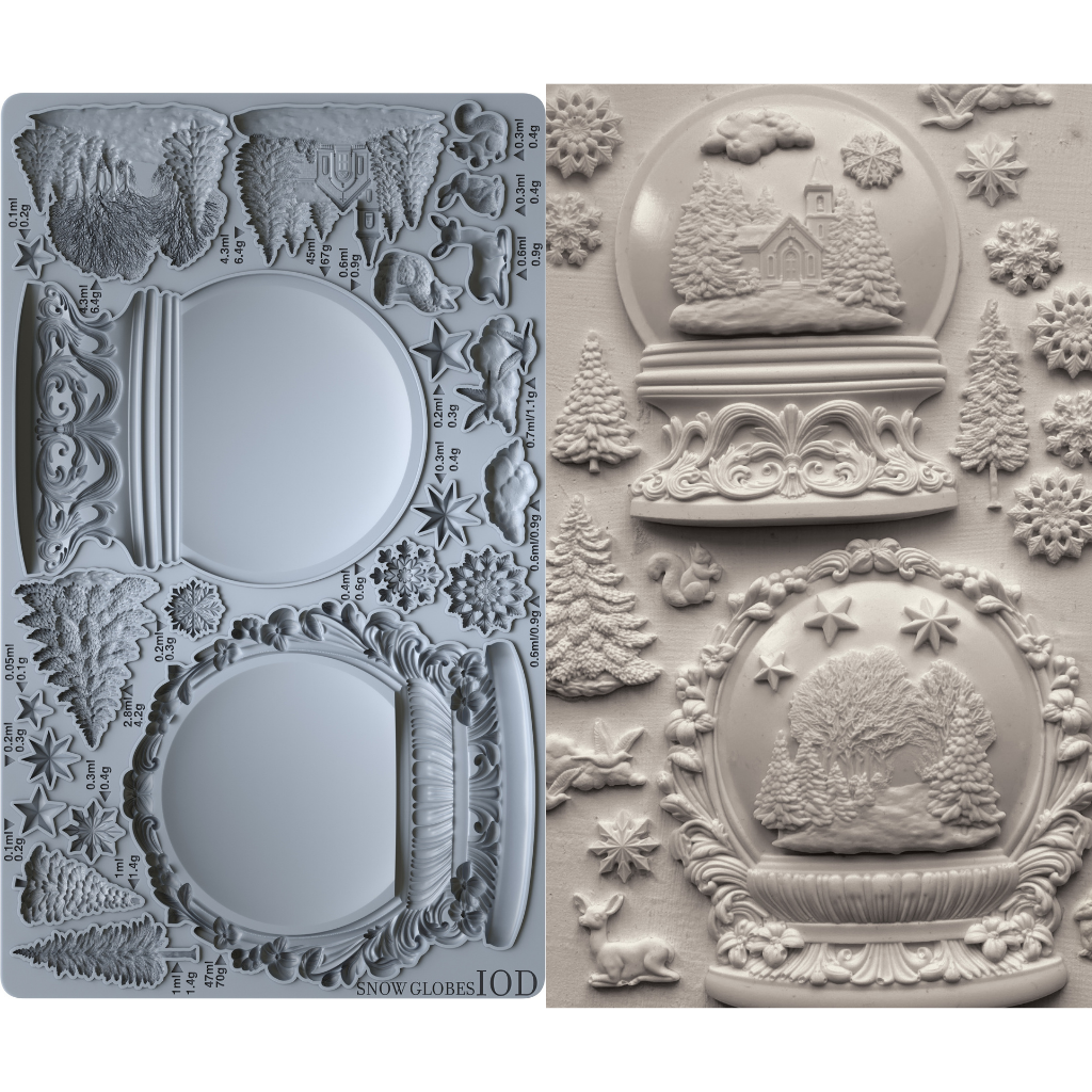Snow Globes 6x10 IOD Mould™