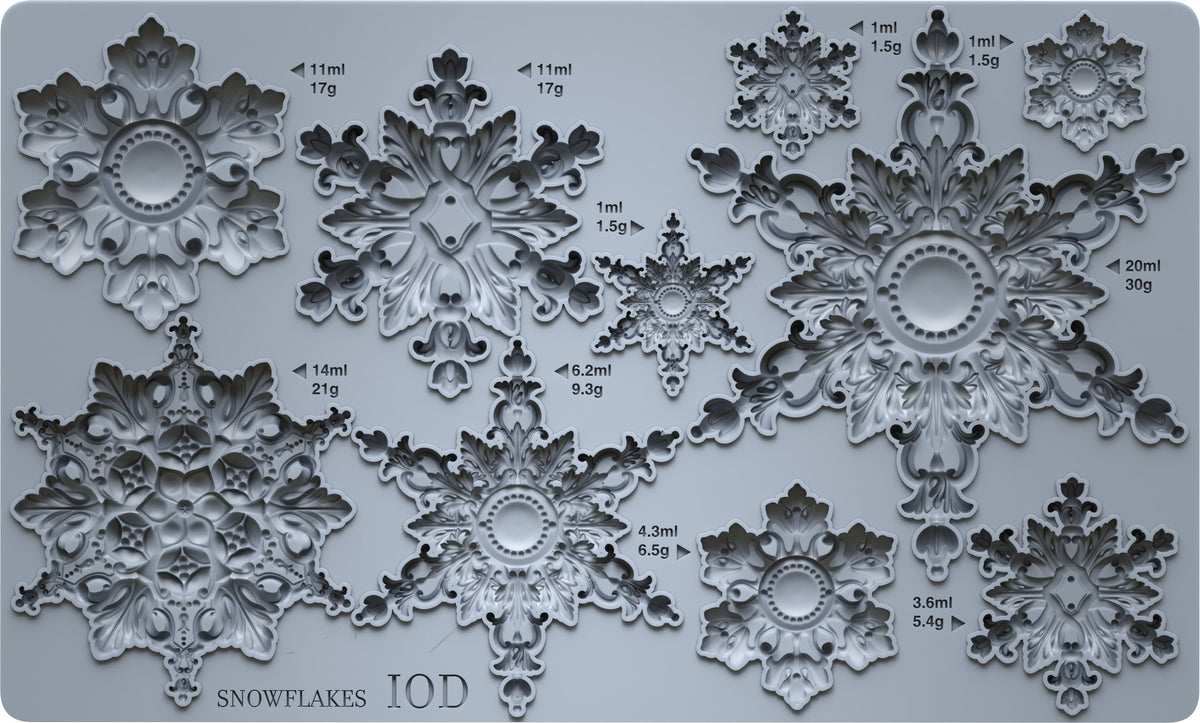 Snowflakes 6x10 Decor Moulds™