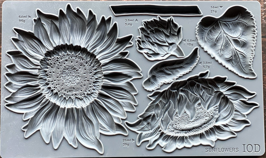 Sunflowers 6X10 IOD Mould