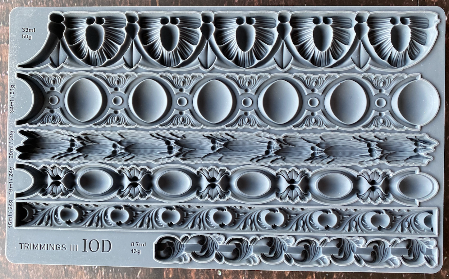 Trimmings 3 6X10 IOD Mould