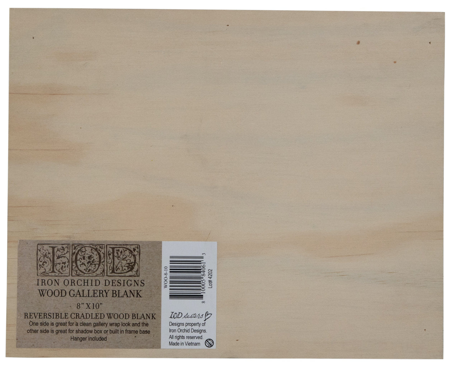 IOD Wood Art Panel 8x10